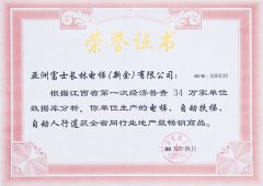 獲得全省同行業(yè)地產最暢銷商品榮譽證書